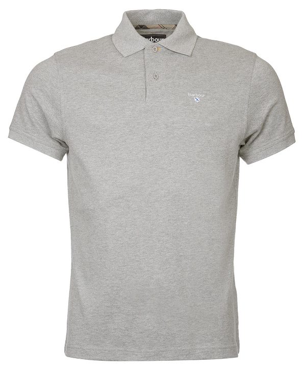 Barbour Tartan Pique Polo Shirt μαυρα | BABO88135