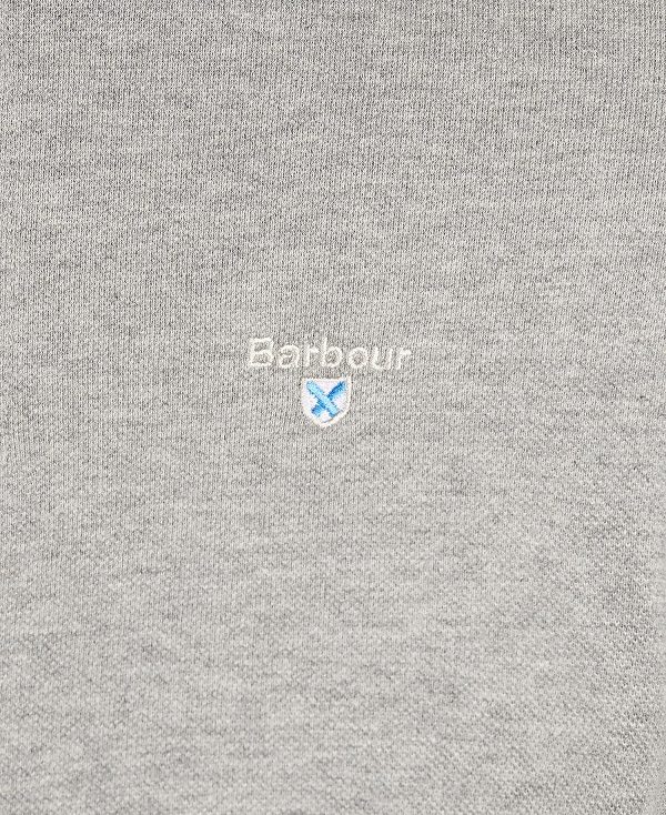 Barbour Tartan Pique Polo Shirt μαυρα | BABO88135