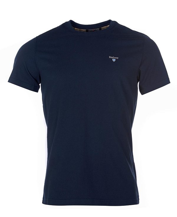 Barbour Tartan Sports T-shirt ασπρα | BABO88269