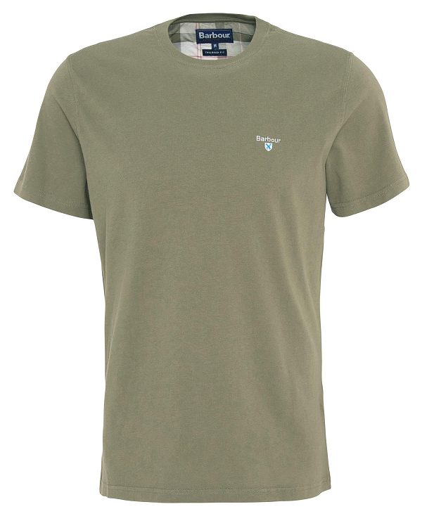 Barbour Tartan Sports T-shirt πρασινο | BABO88311