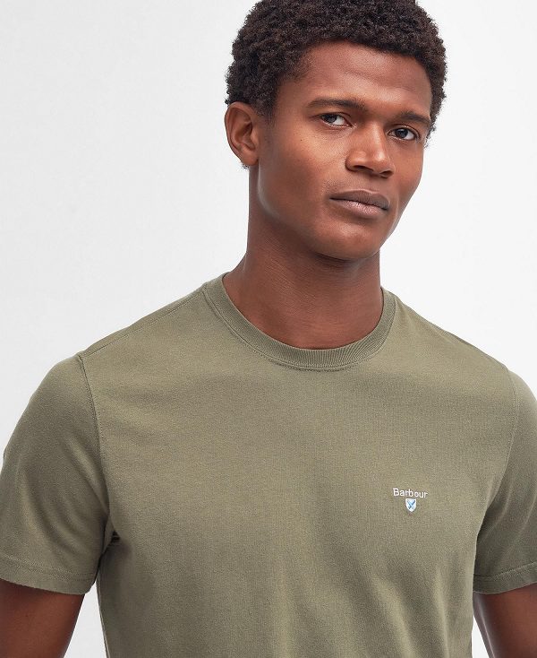 Barbour Tartan Sports T-shirt πρασινο | BABO88311