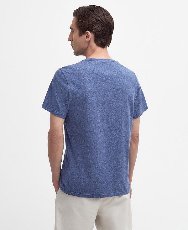 Barbour Tartan Sports T-shirt μπλε | BABO88312
