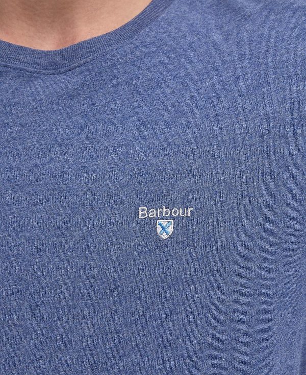 Barbour Tartan Sports T-shirt μπλε | BABO88312