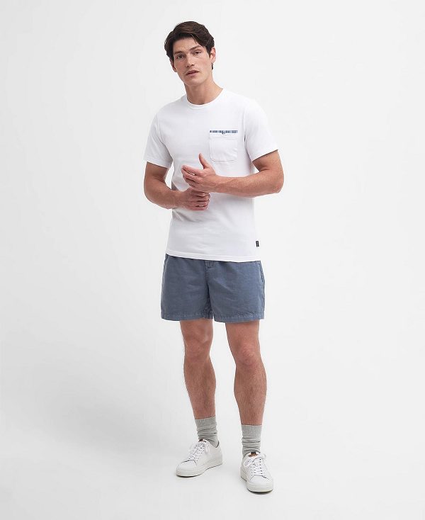Barbour Tayside T-shirt ασπρα | BABO88321
