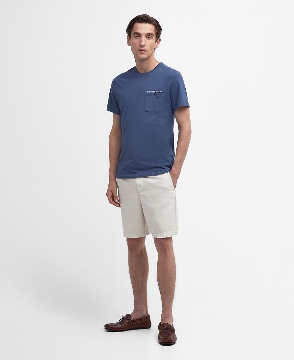 Barbour Tayside T-shirt σκούρο μπλε | BABO88323