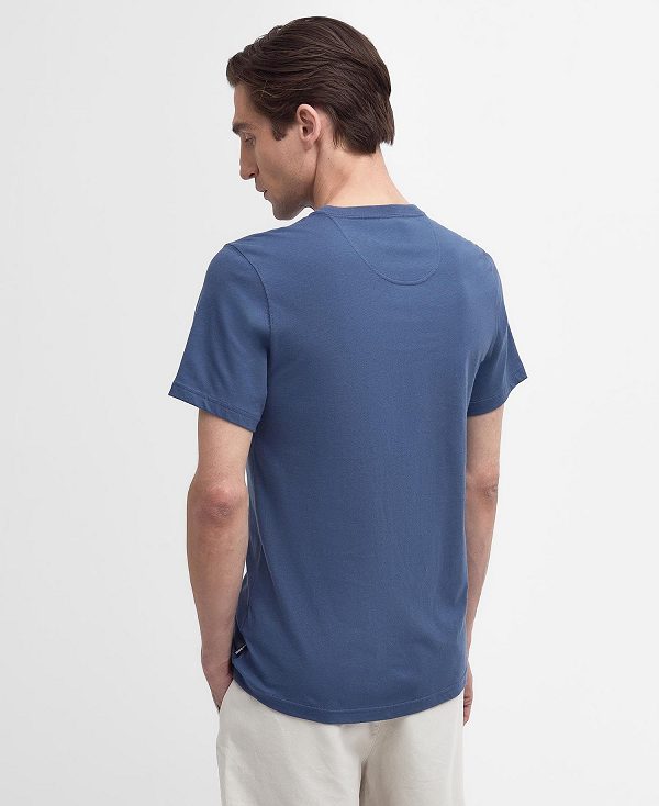 Barbour Tayside T-shirt σκούρο μπλε | BABO88323