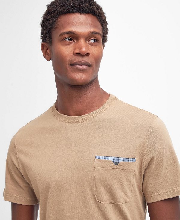 Barbour Tayside T-shirt σκούρο μπλε | BABO88324