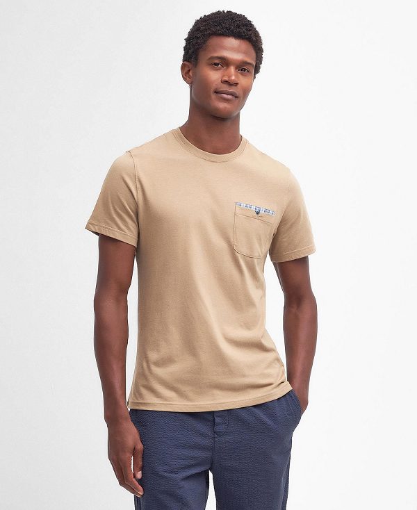Barbour Tayside T-shirt σκούρο μπλε | BABO88324