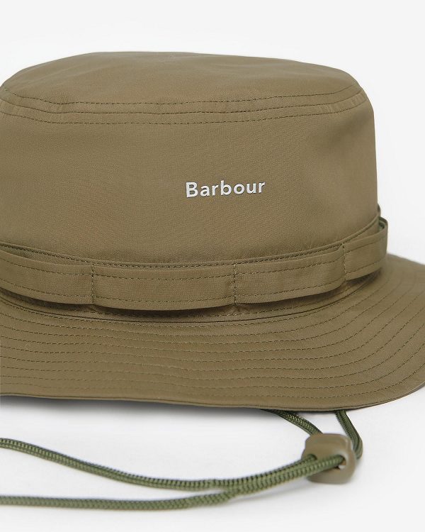 Barbour Teesdale Showerproof Bucket Hat πρασινο | BABO88973
