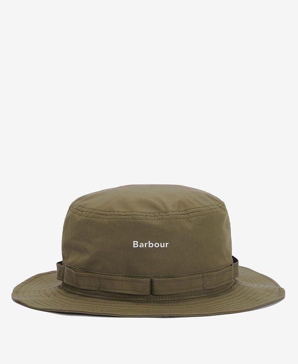 Barbour Teesdale Showerproof Bucket Hat πρασινο | BABO88973