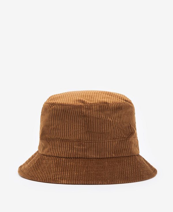 Barbour Tolsta Cord Bucket Hat καφε | BABO89075