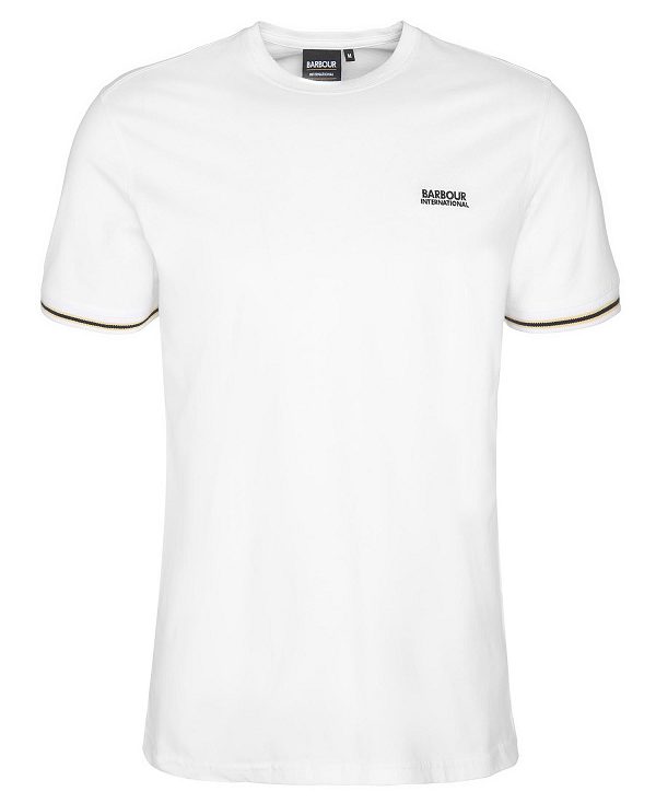 Barbour Torque Tipped T-shirt ασπρα | BABO88367