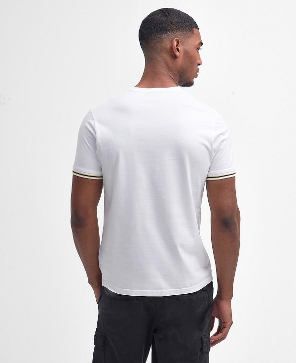 Barbour Torque Tipped T-shirt ασπρα | BABO88367