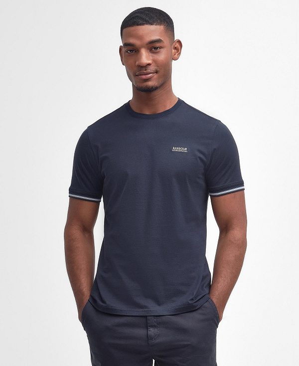 Barbour Torque Tipped T-shirt σκουρο μπλε | BABO88334