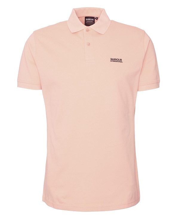 Barbour Tourer Polo Shirt κοκκινα | BABO88109