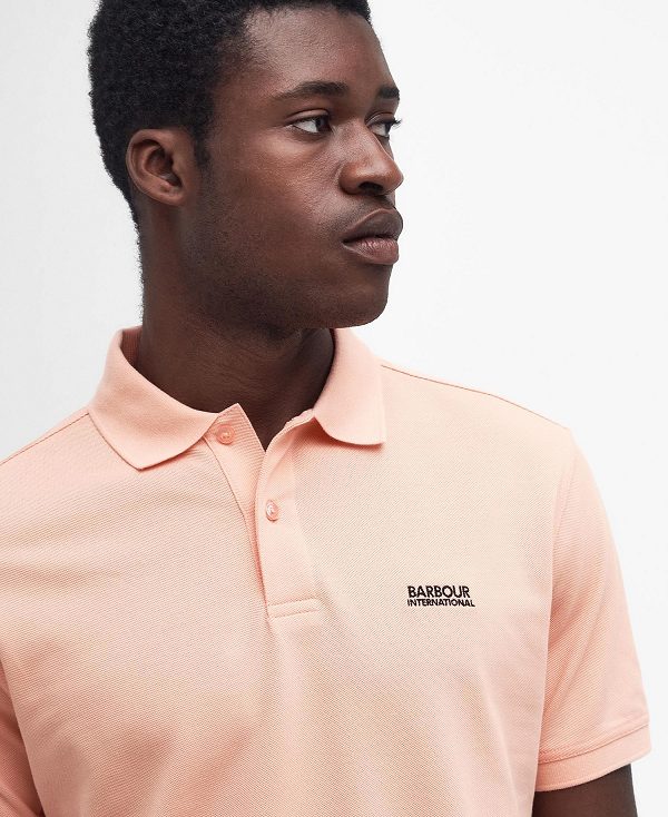 Barbour Tourer Polo Shirt κοκκινα | BABO88109