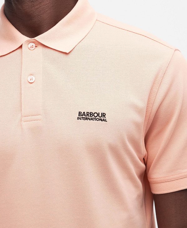 Barbour Tourer Polo Shirt κοκκινα | BABO88109