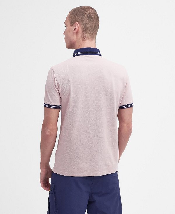 Barbour Tracker Short-sleeved Polo Shirt ροζ | BABO88188
