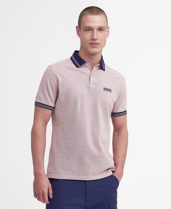 Barbour Tracker Short-sleeved Polo Shirt ροζ | BABO88188