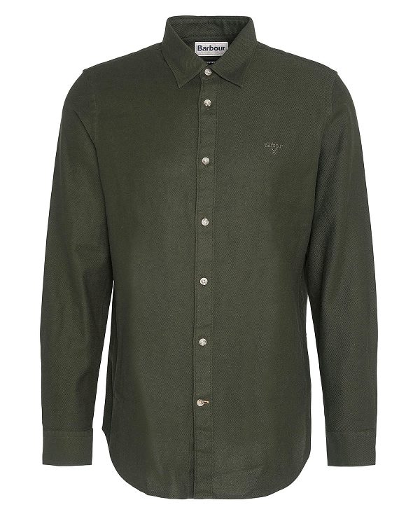 Barbour Twillbridge Tailored Long-sleeved Shirt ασπρα | BABO87588