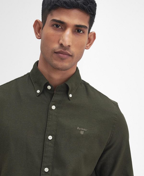 Barbour Twillbridge Tailored Long-sleeved Shirt ασπρα | BABO87588