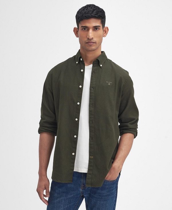 Barbour Twillbridge Tailored Long-sleeved Shirt ασπρα | BABO87588