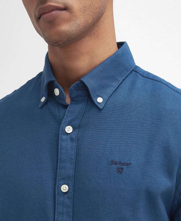 Barbour Twillbridge Tailored Long-sleeved Shirt σκουρο μπλε | BABO87881