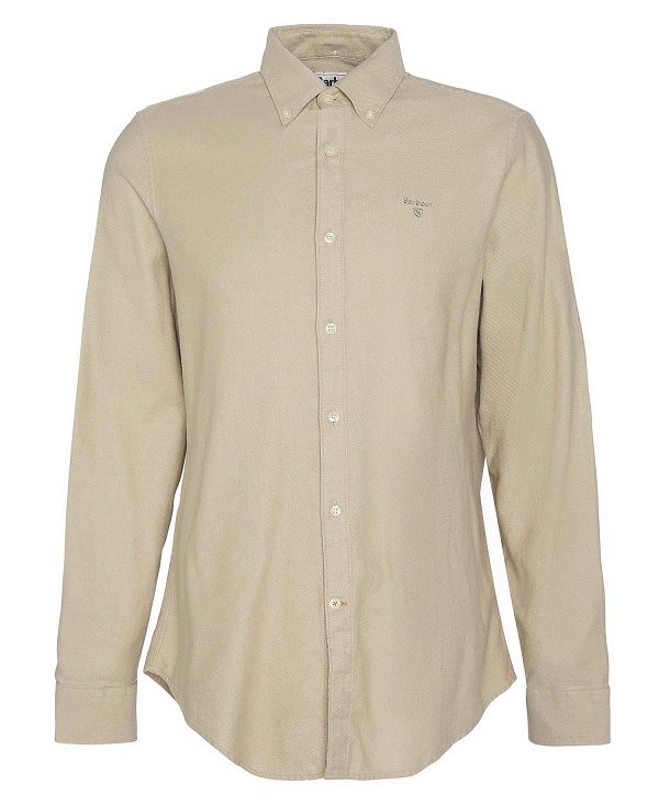 Barbour Twillbridge Tailored Long-sleeved Shirt γκρι | BABO87882