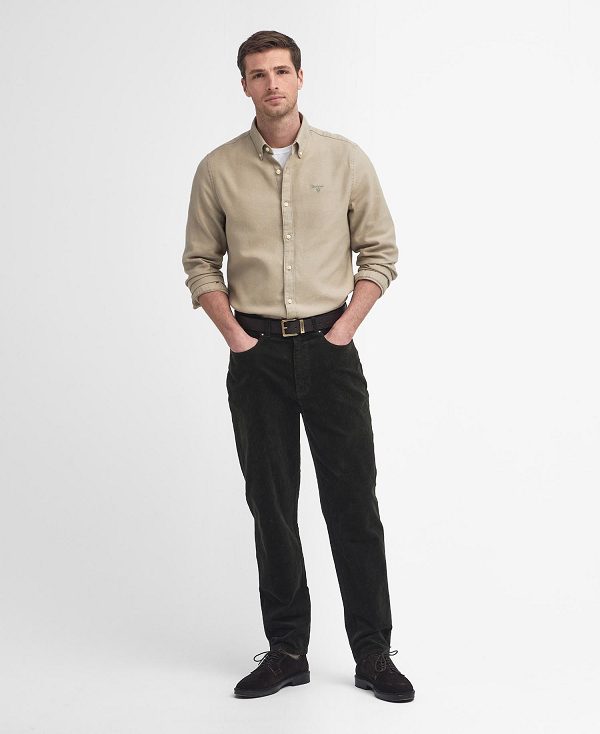 Barbour Twillbridge Tailored Long-sleeved Shirt γκρι | BABO87882