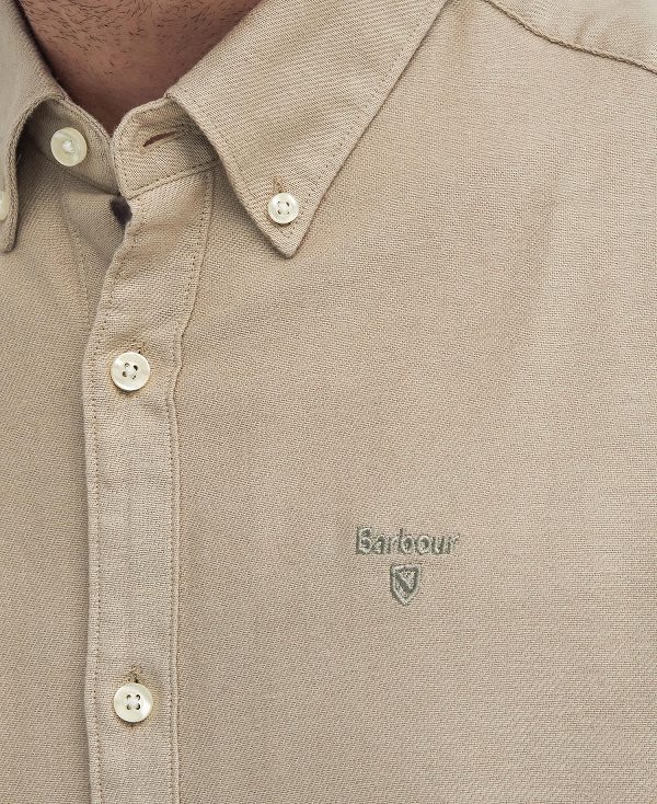Barbour Twillbridge Tailored Long-sleeved Shirt γκρι | BABO87882