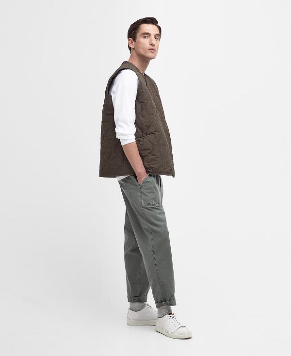 Barbour Utility Liddesdale Gilet Χακί | BABO87547