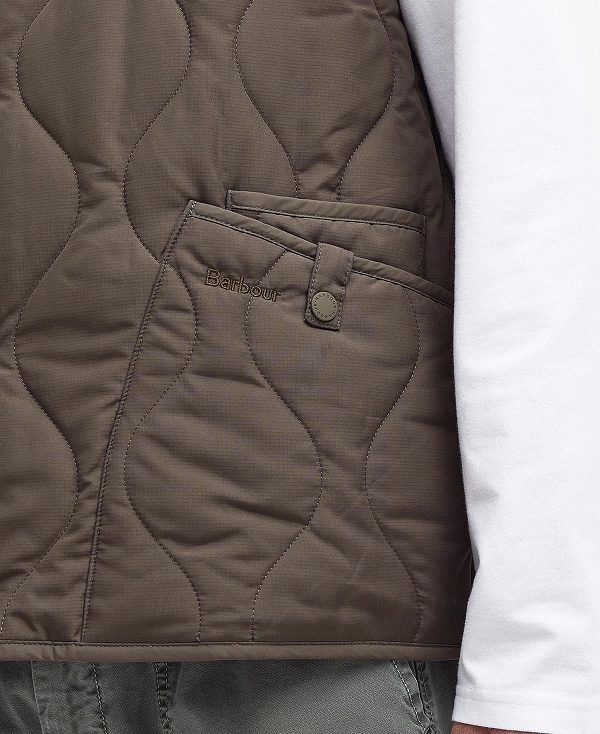 Barbour Utility Liddesdale Gilet Χακί | BABO87547
