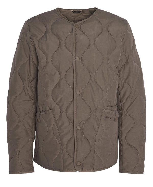 Barbour Utility Liddesdale Quilted Jacket πορτοκαλι χρυσο χρωμα | BABO87325