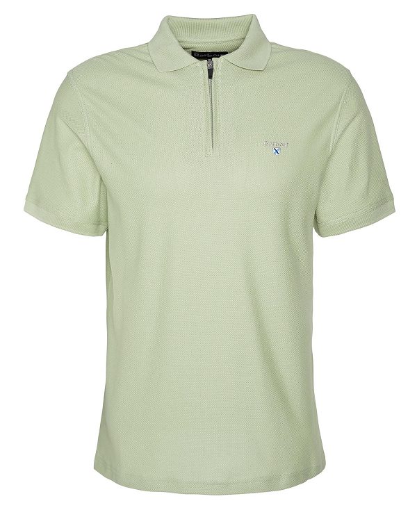 Barbour Wadworth Short-sleeved Polo Shirt πρασινο | BABO88205