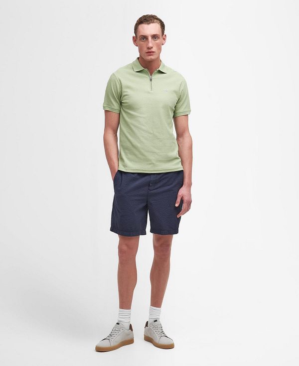 Barbour Wadworth Short-sleeved Polo Shirt πρασινο | BABO88205