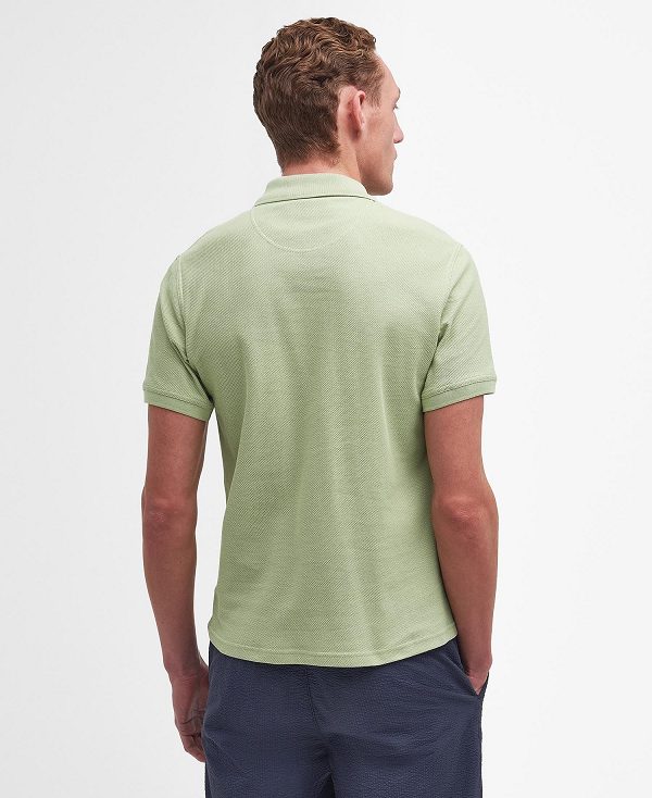 Barbour Wadworth Short-sleeved Polo Shirt πρασινο | BABO88205