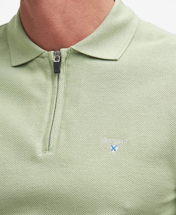 Barbour Wadworth Short-sleeved Polo Shirt πρασινο | BABO88205