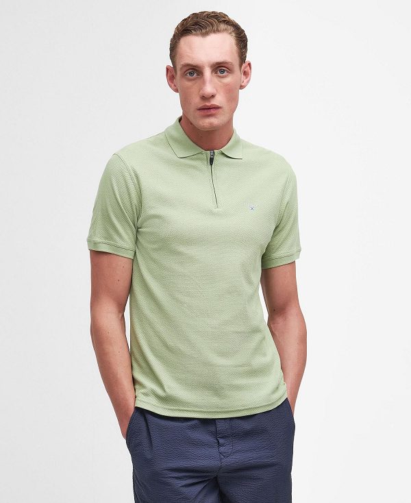 Barbour Wadworth Short-sleeved Polo Shirt πρασινο | BABO88205