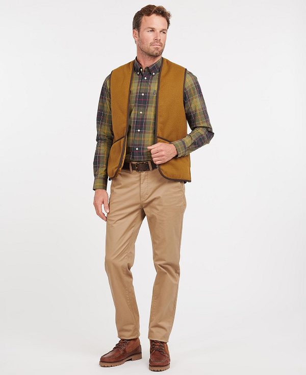 Barbour Warm Pile Zip-in Liner καφε | BABO87508