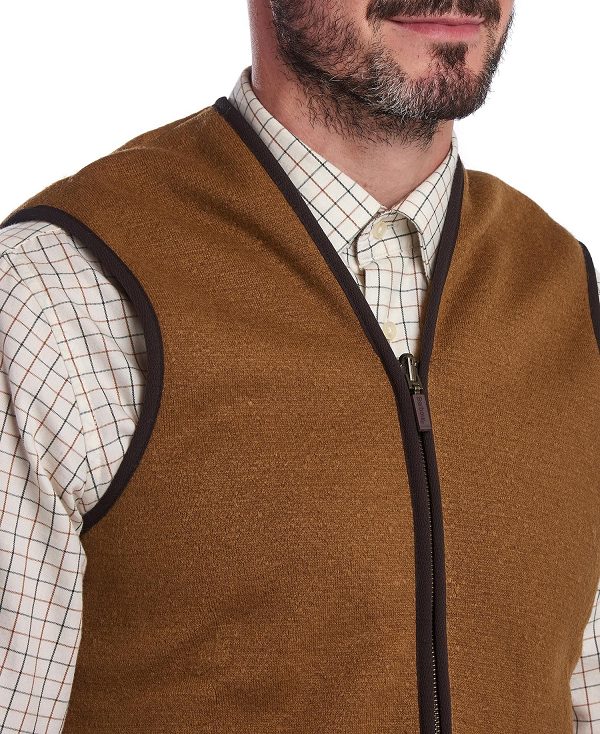 Barbour Warm Pile Zip-in Liner καφε | BABO87508