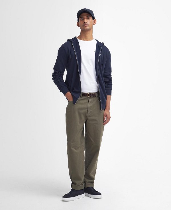 Barbour Washed Stretch Regular Trousers πρασινο | BABO88829
