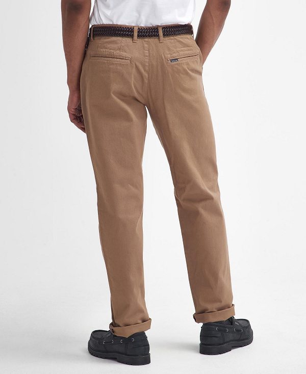 Barbour Washed Stretch Tailored Trousers Μπεζ | BABO88813
