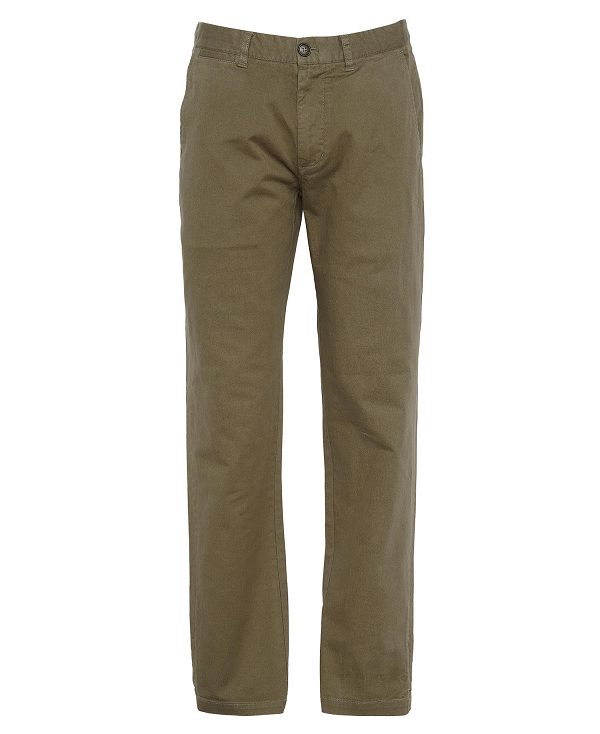 Barbour Washed Stretch Tailored Trousers πρασινο | BABO88815