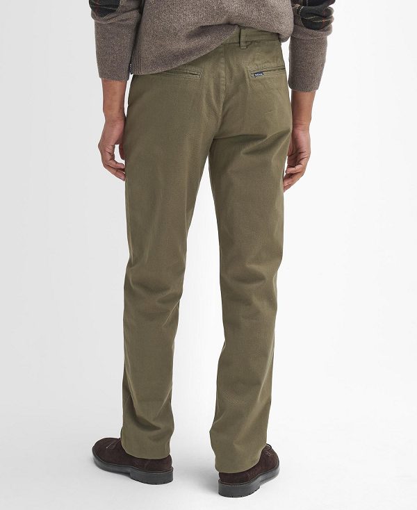 Barbour Washed Stretch Tailored Trousers πρασινο | BABO88815