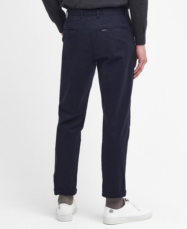 Barbour Washed Stretch Tailored Trousers σκουρο μπλε | BABO88816