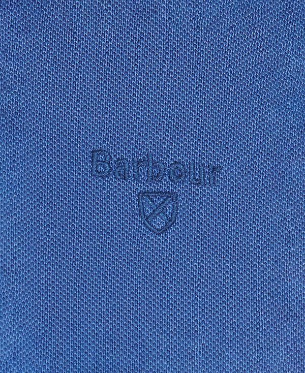 Barbour Washed-out Sports Polo Shirt μπλε | BABO88039