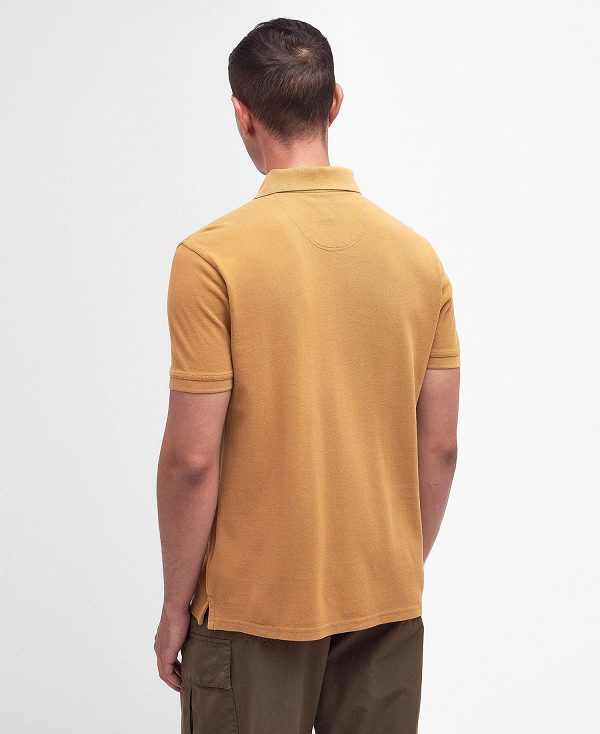 Barbour Washed-out Sports Polo Shirt καφε | BABO88086