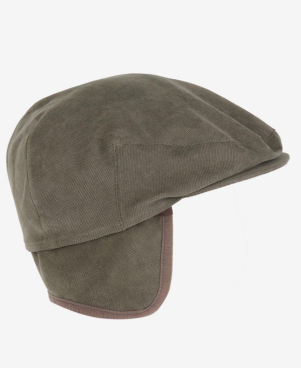 Barbour Waterproof Beaufort Flat Cap καφε | BABO89007