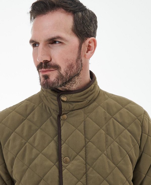 Barbour Waterproof Shoveler Quilted Jacket καφε | BABO87365