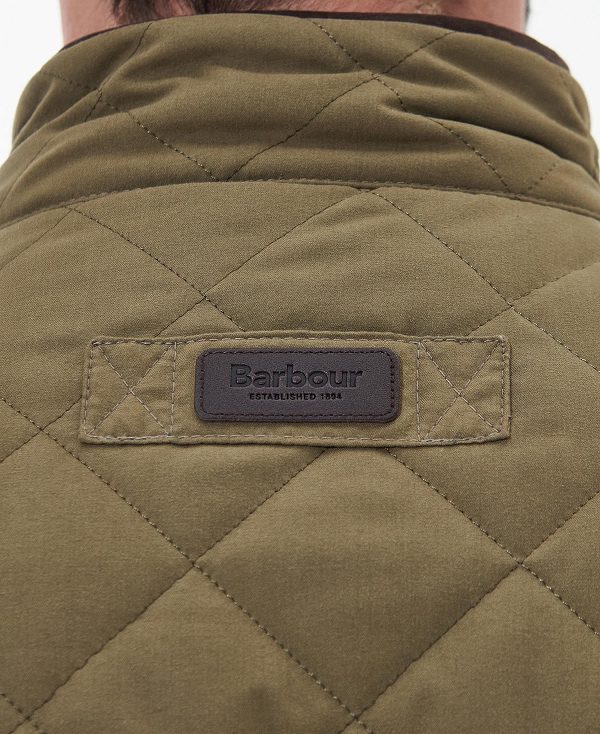 Barbour Waterproof Shoveler Quilted Jacket καφε | BABO87365